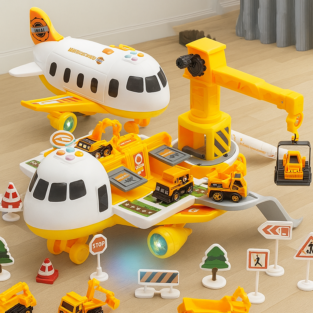 Ensemble de jeu d'avion aventureux pour enfants