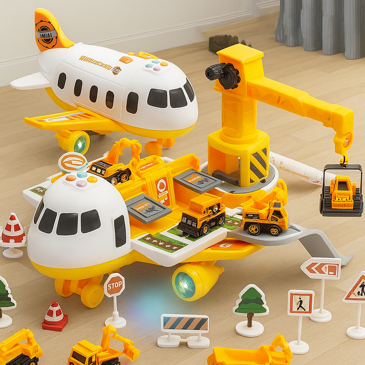 Ensemble de jeu d'avion aventureux pour enfants