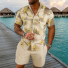 Ensemble de tenue hawaïenne de style plage rétro