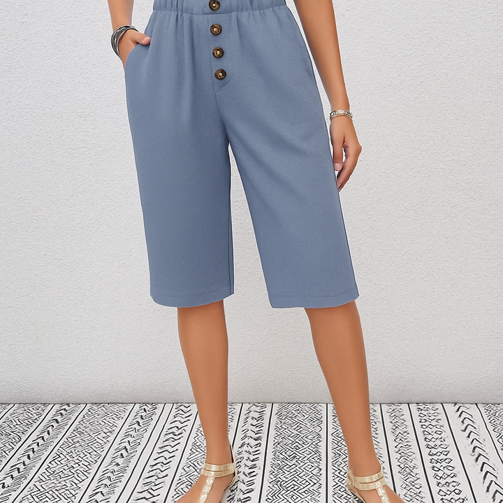 Pantalon sarouel ample taille haute pour femme