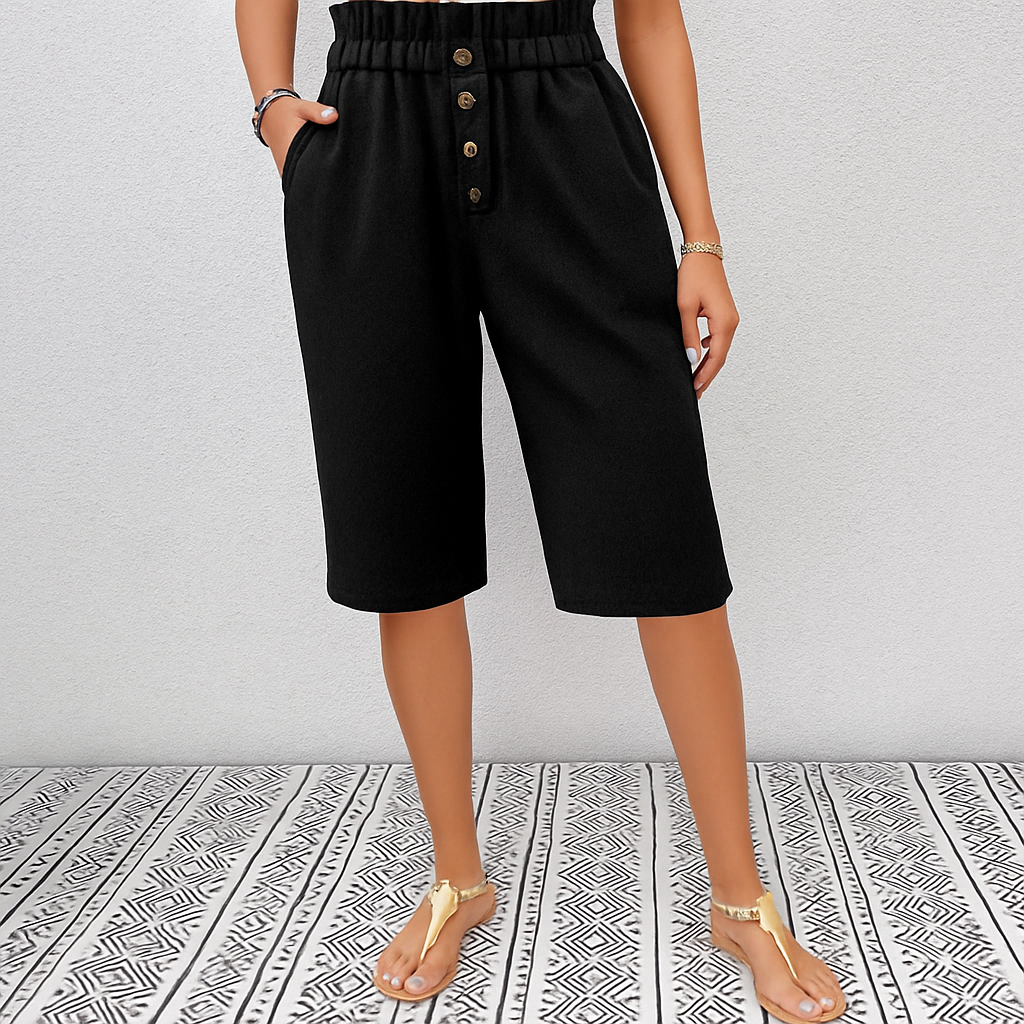 Pantalon sarouel ample taille haute pour femme