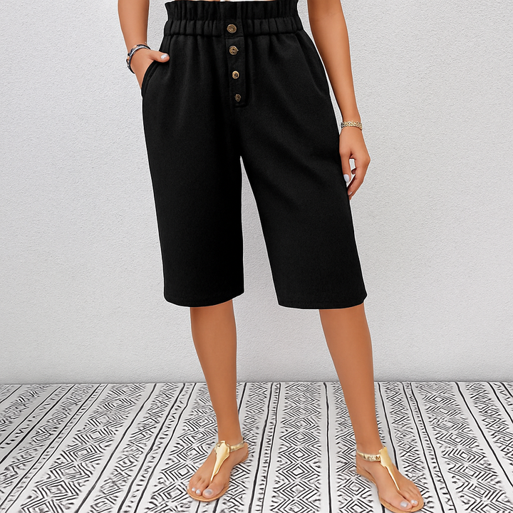 Pantalon sarouel ample taille haute pour femme