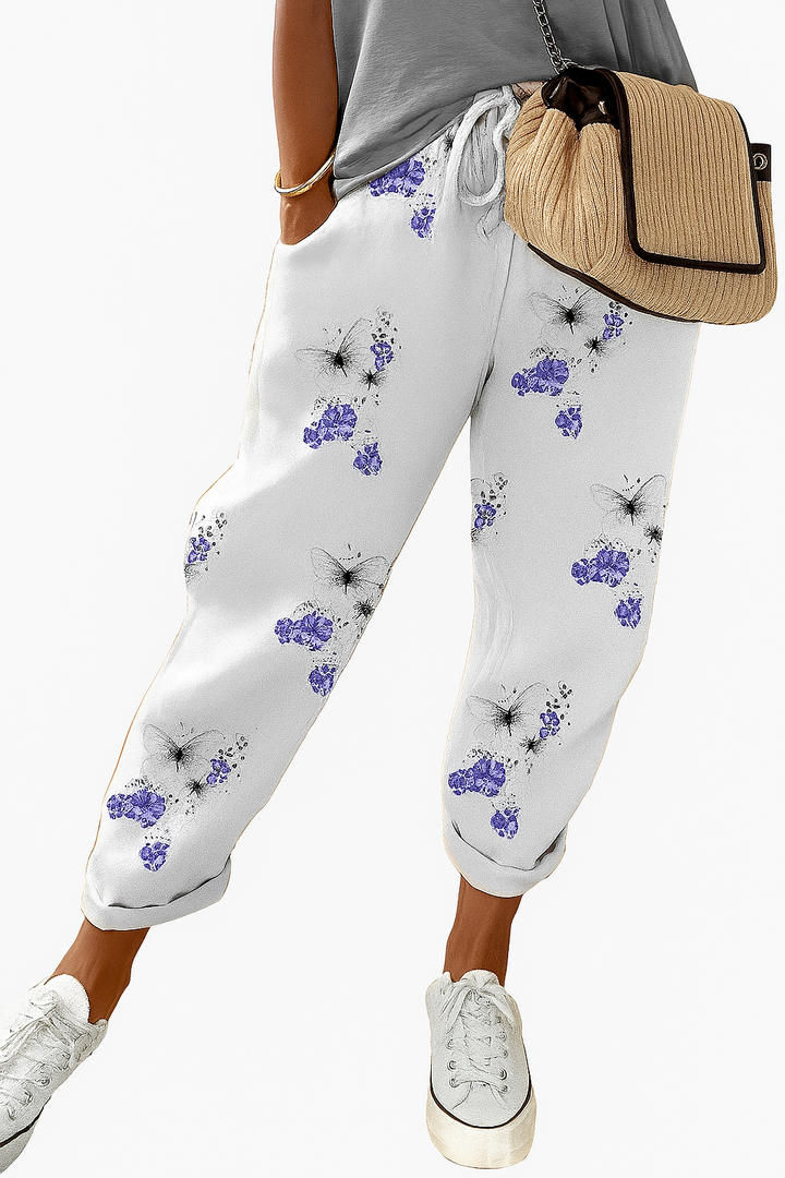 Pantalon ample imprimé pour femme