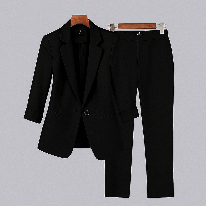 Ensemble de costume formel pour femme avec blazer et pantalon