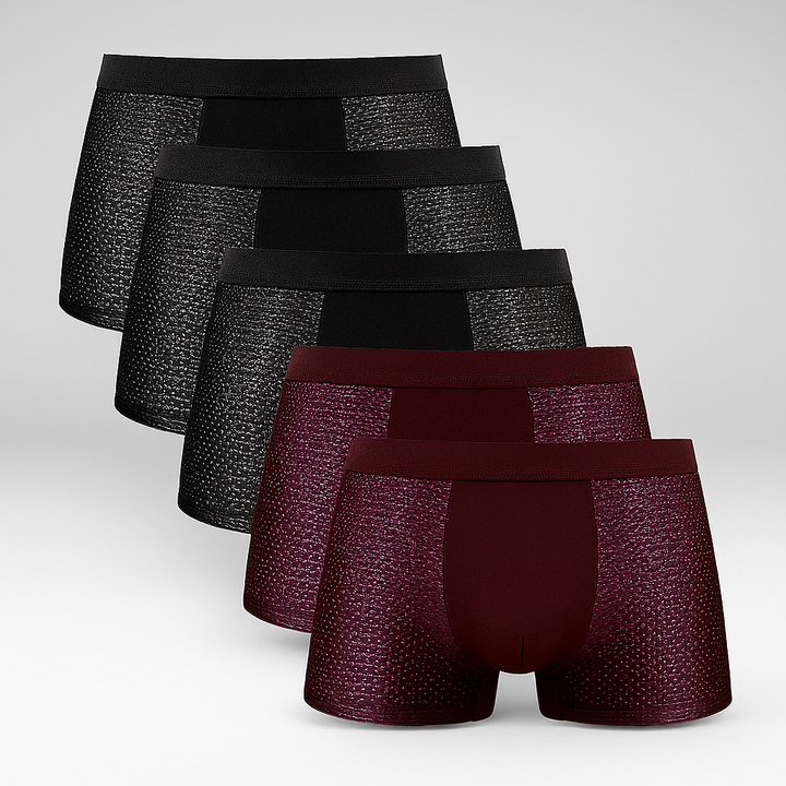 Lot de 5 boxers en maille pour homme