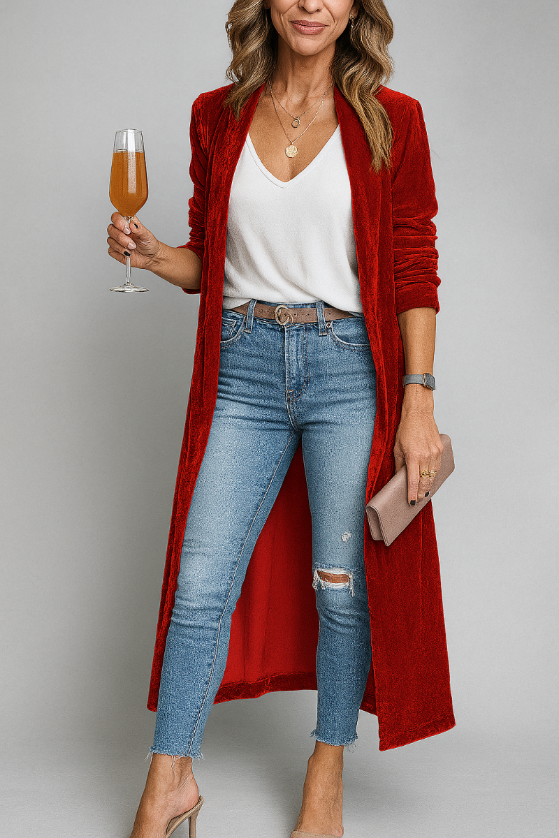 Cardigan long pour femme