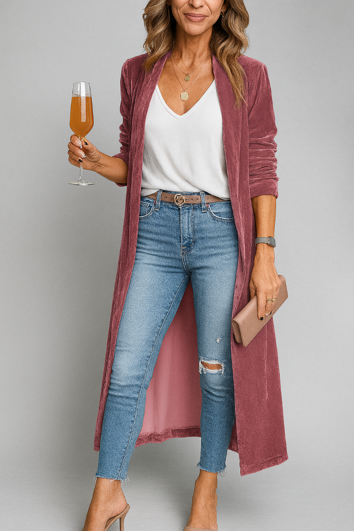 Cardigan long pour femme