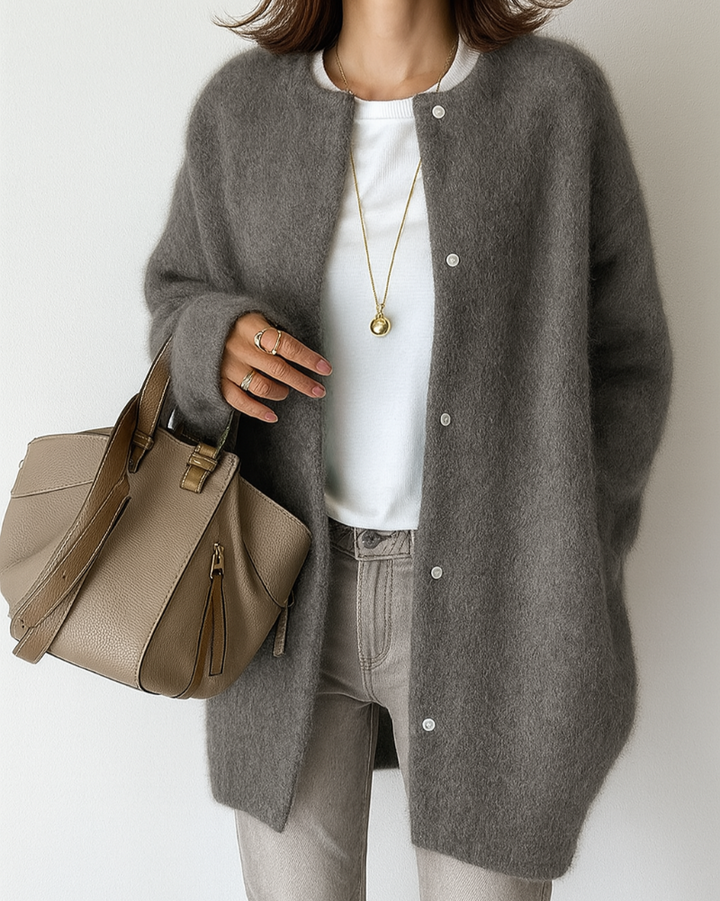 Veste en tricot douce et confortable pour femme