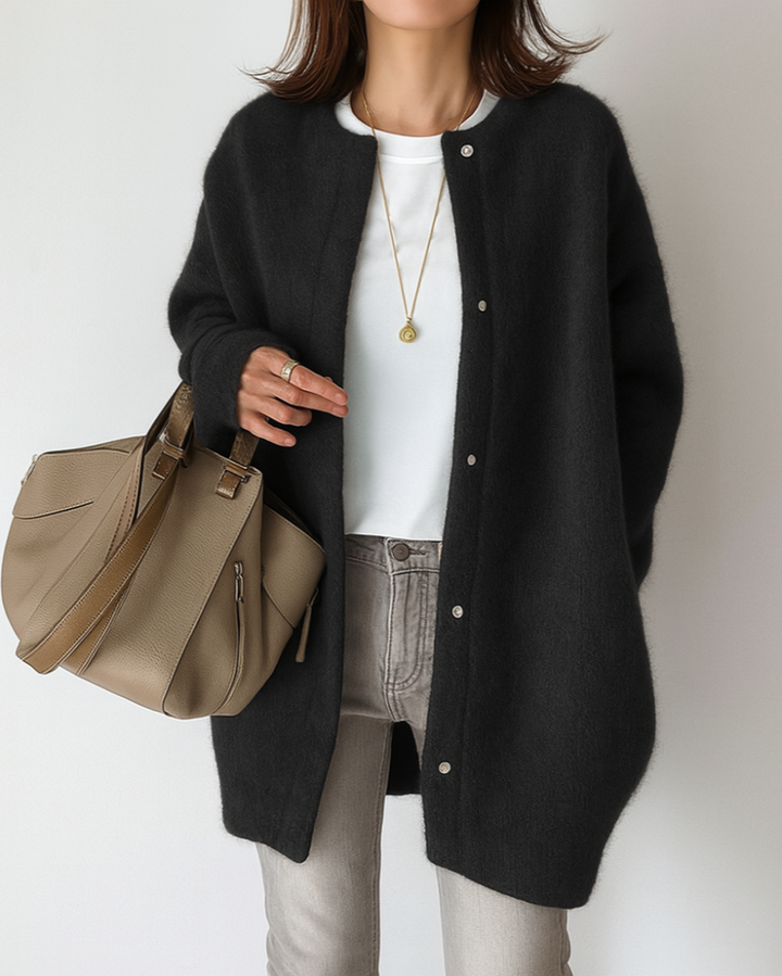 Veste en tricot douce et confortable pour femme