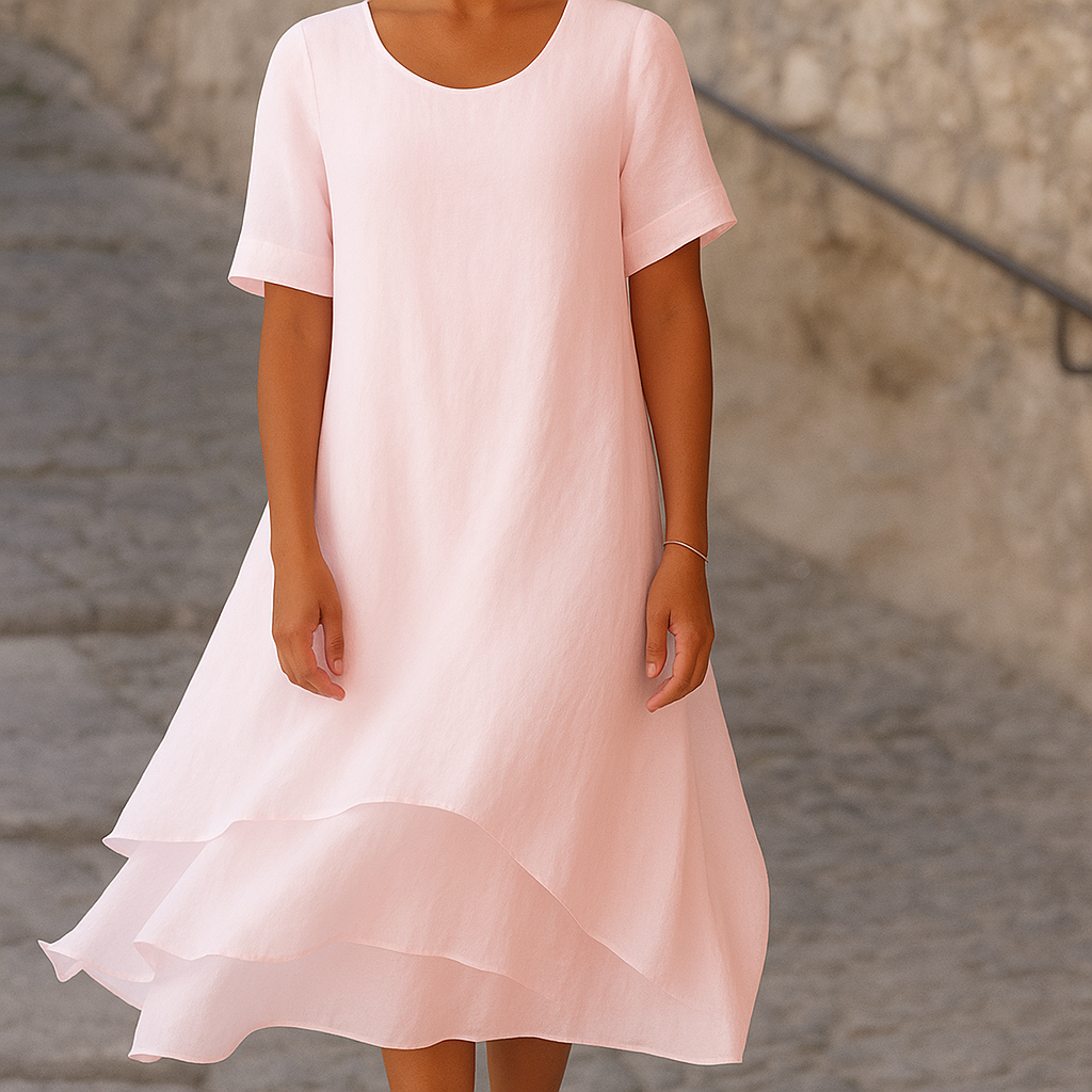 Robe chic à fentes Élégance moderne sans effort