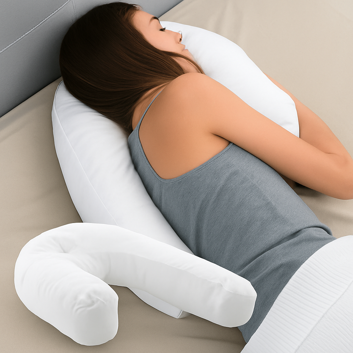 Oreiller ergonomique pour dormir sur le côté