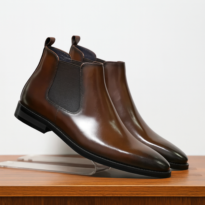 Bottes en cuir véritable
