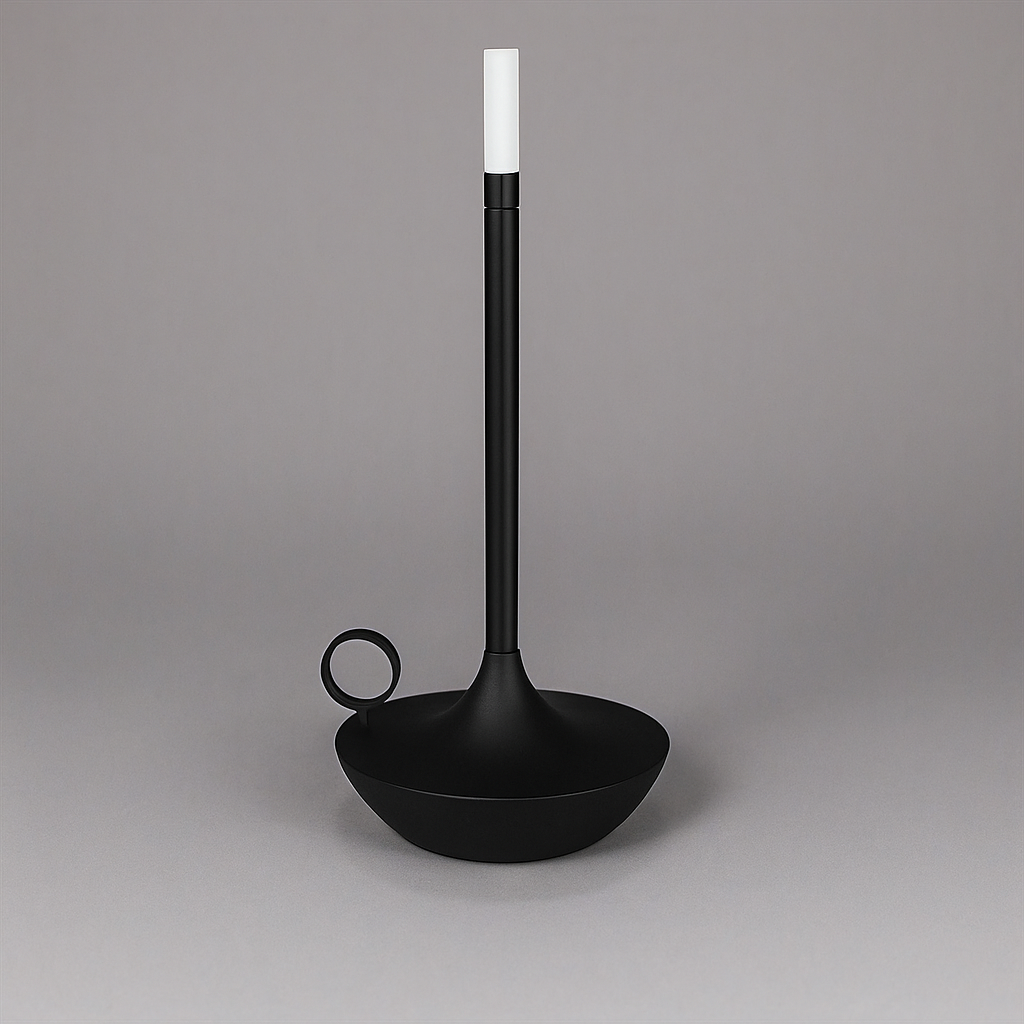 Lampe de table à bougie LED Wick