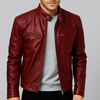 Veste en cuir pour homme
