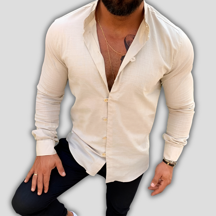 Chemise en lin pour homme
