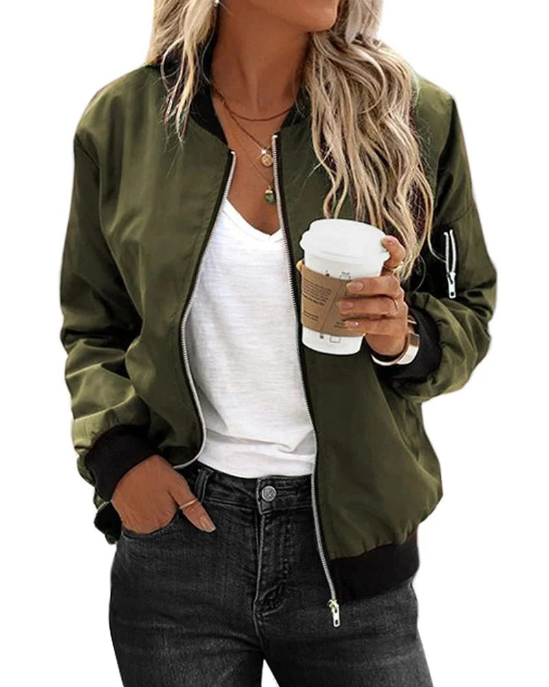 Blouson aviateur classique pour femme