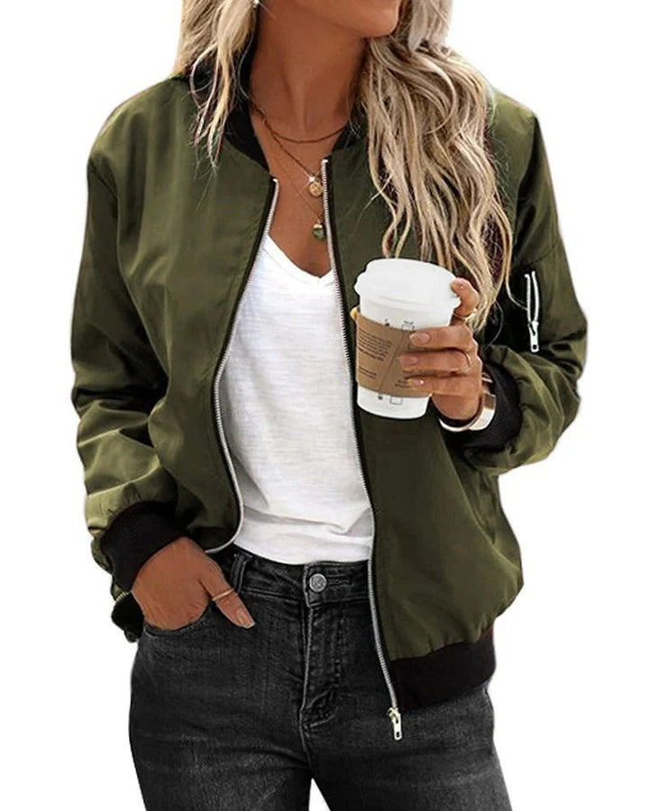 Blouson aviateur classique pour femme