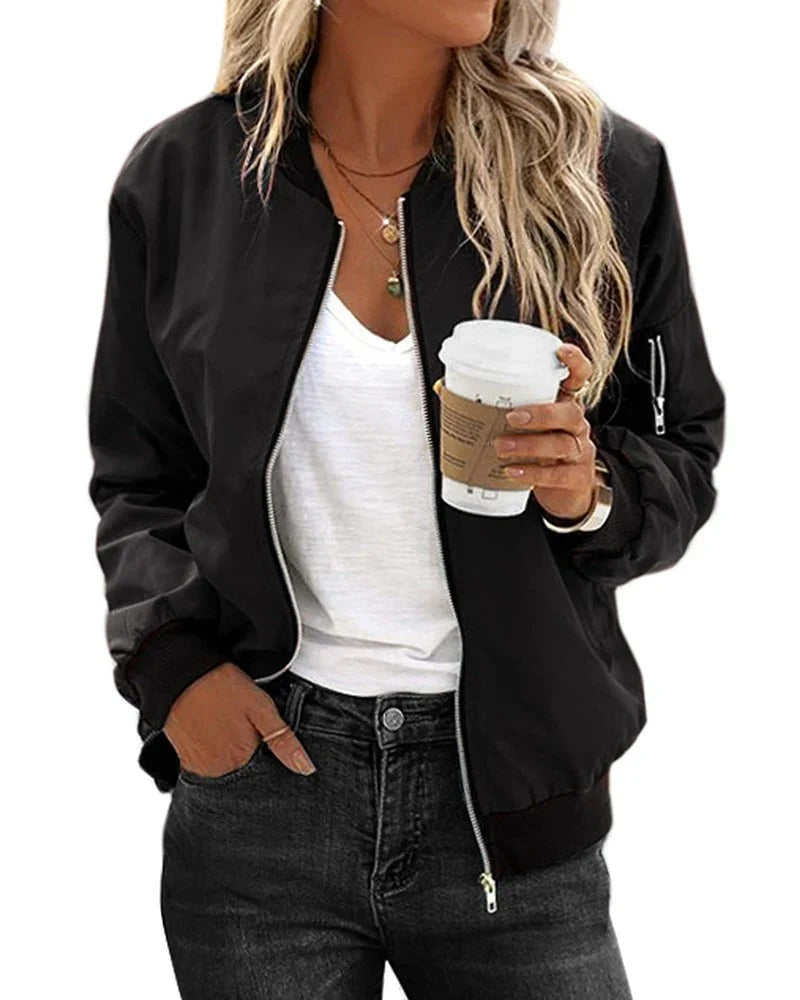 Blouson aviateur classique pour femme