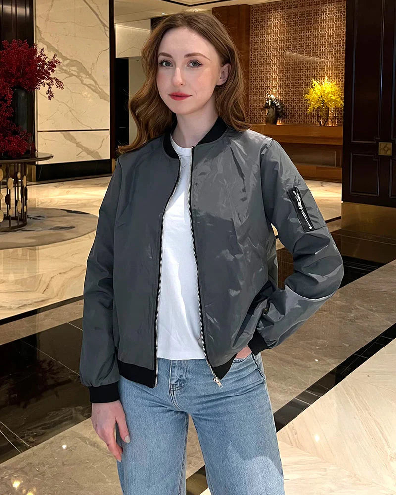 Blouson aviateur classique pour femme