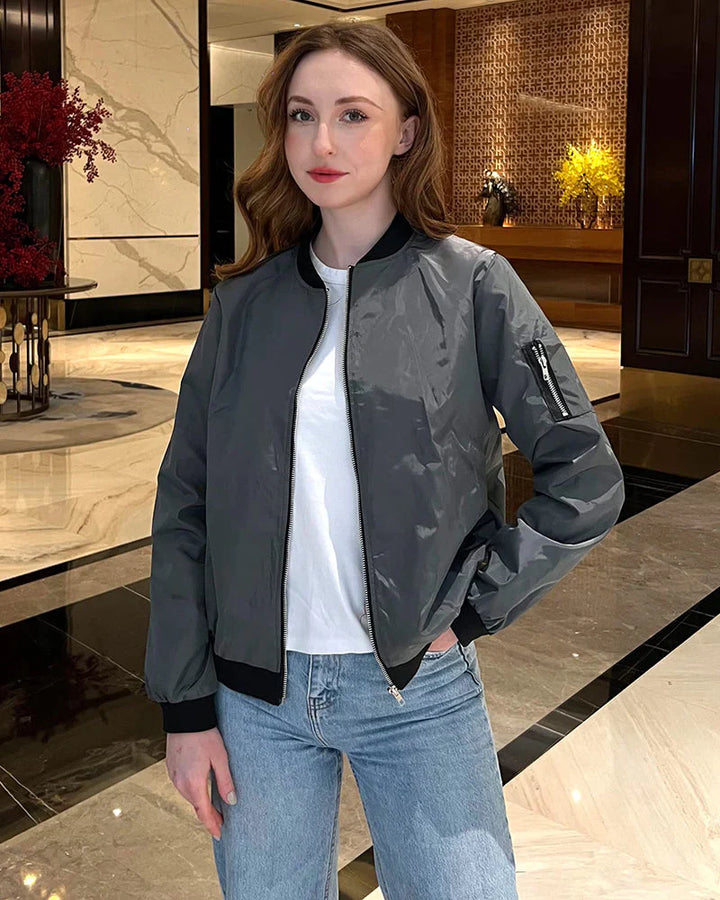 Blouson aviateur classique pour femme