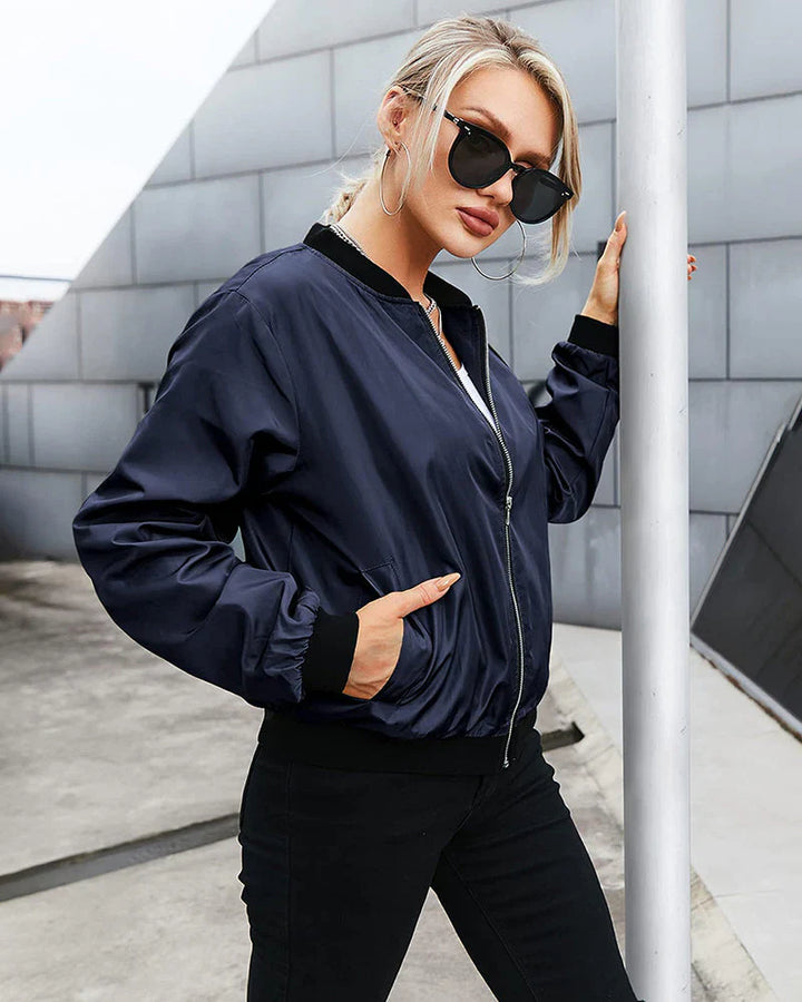 Blouson aviateur classique pour femme