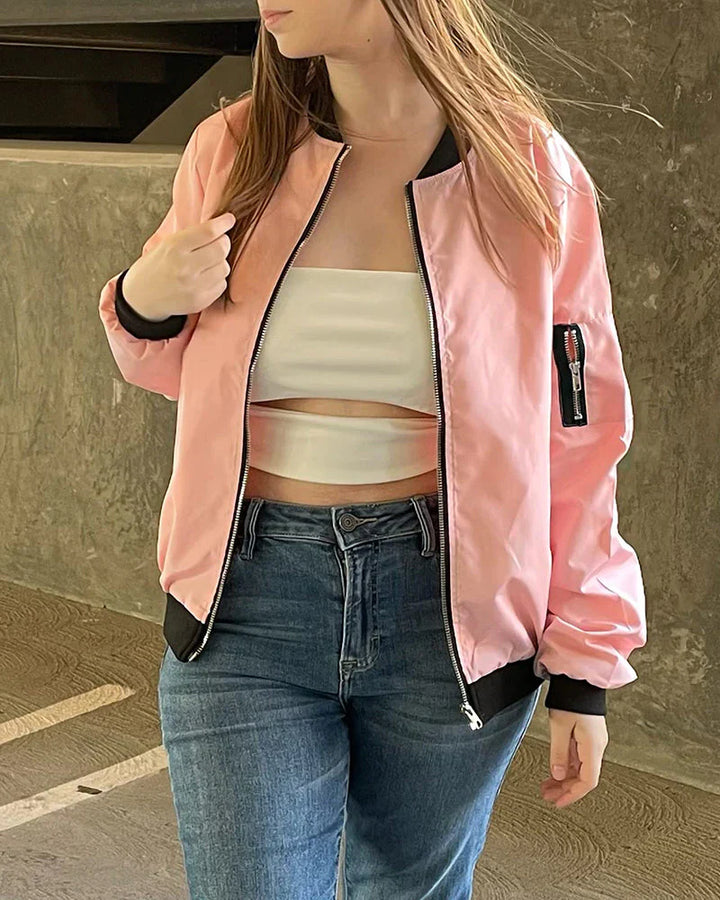 Blouson aviateur classique pour femme