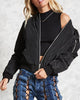 Blouson aviateur classique pour femme