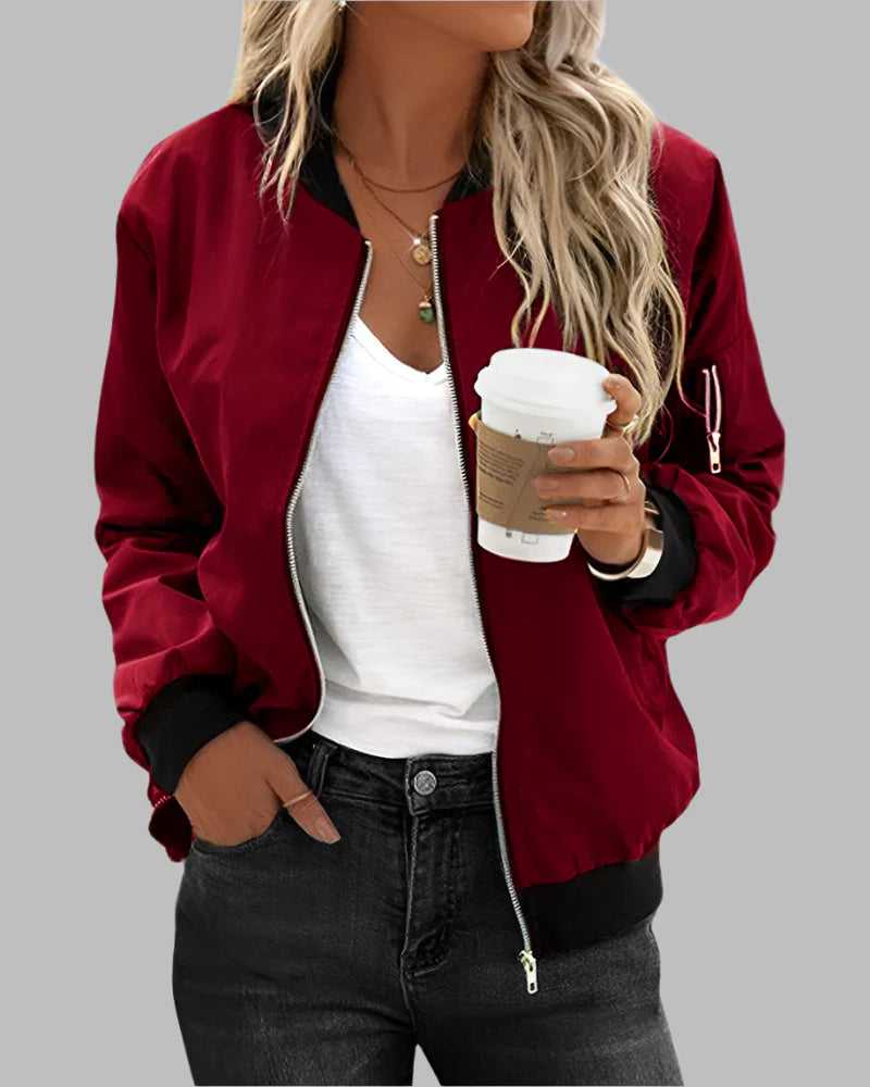 Blouson aviateur classique pour femme
