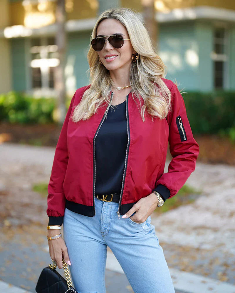 Blouson aviateur classique pour femme
