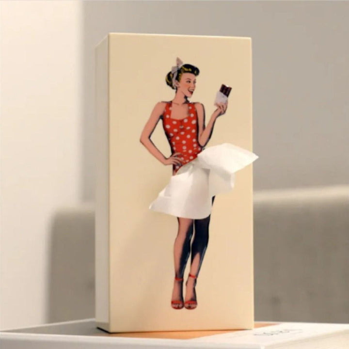 Boîte à mouchoirs artistique pour la décoration intérieure