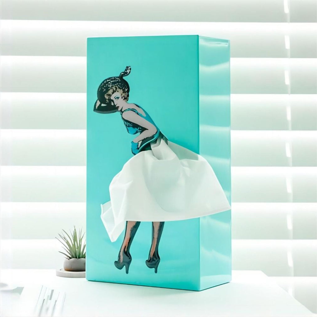 Boîte à mouchoirs artistique pour la décoration intérieure