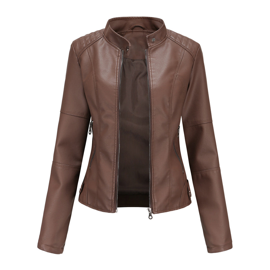 Alix |  Veste en cuir intemporelle