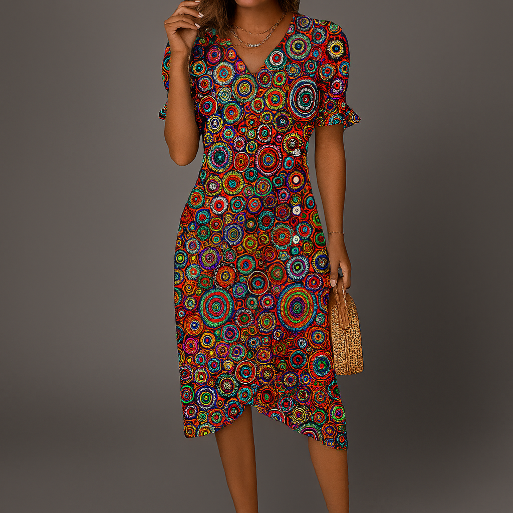 Robe longue légère pour femme