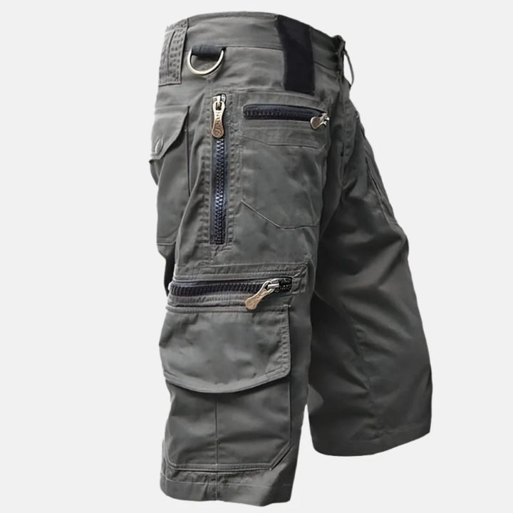 Short cargo utilitaire pour homme, coupe mi-longue