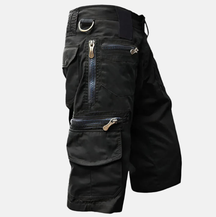 Short cargo utilitaire pour homme, coupe mi-longue