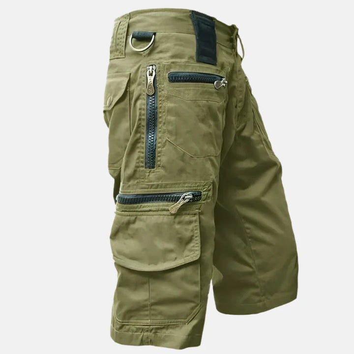 Short cargo utilitaire pour homme, coupe mi-longue