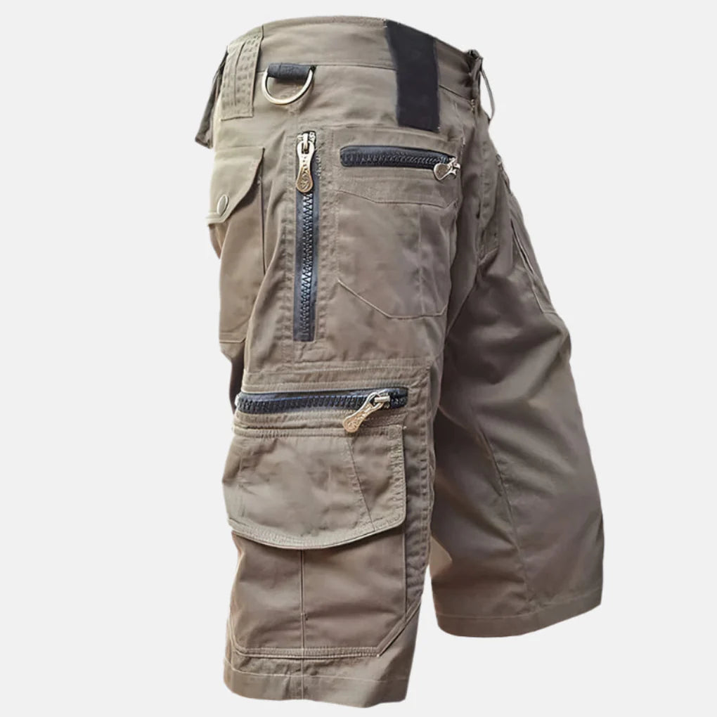 Short cargo utilitaire pour homme, coupe mi-longue