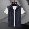 Gilet de voyage utilitaire multi-poches pour homme