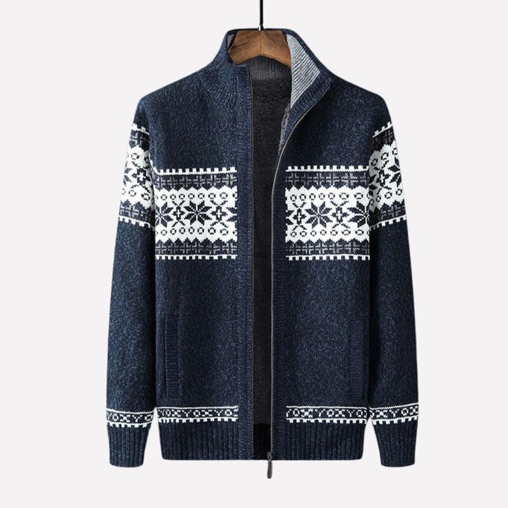 Cardigan d'hiver tricoté pour homme