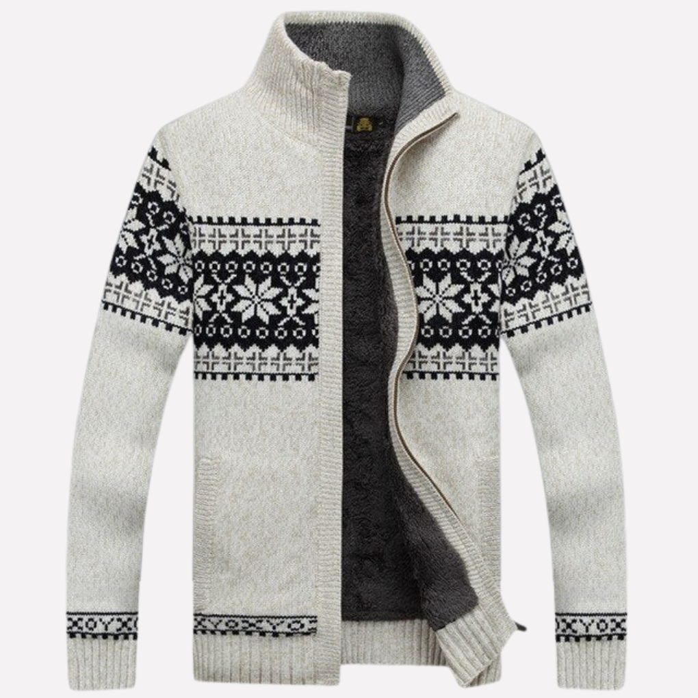 Cardigan d'hiver tricoté pour homme