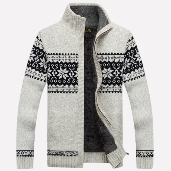 Cardigan d'hiver tricoté pour homme