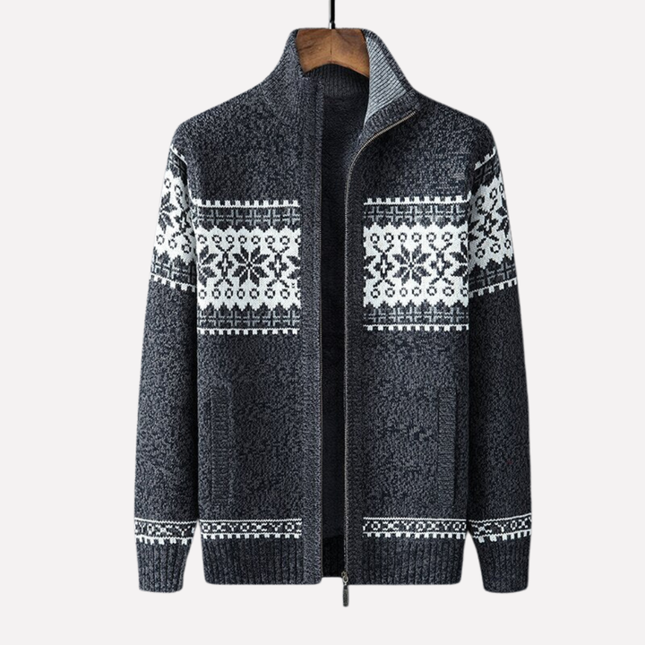 Cardigan d'hiver tricoté pour homme