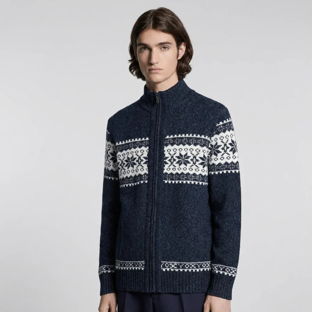 Cardigan d'hiver tricoté pour homme
