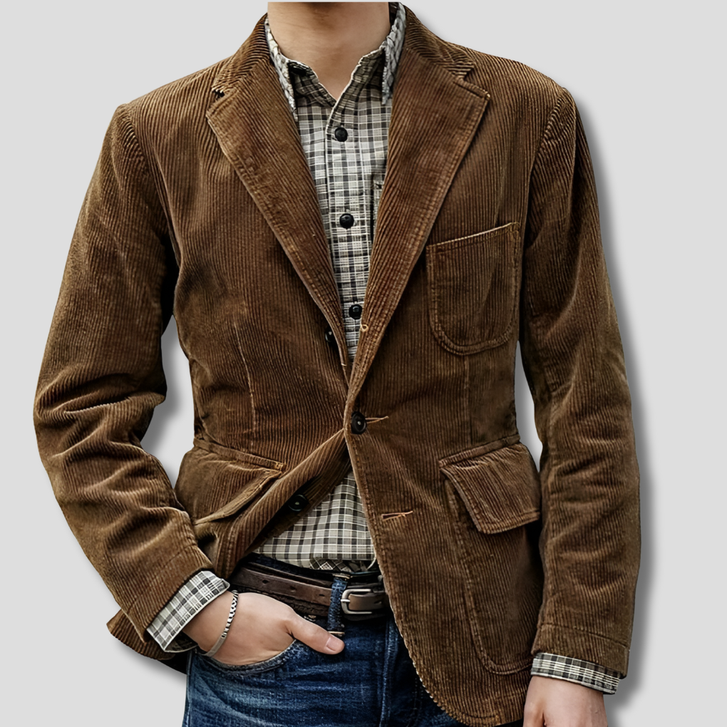 Ensemble blazer et gilet vintage élégant