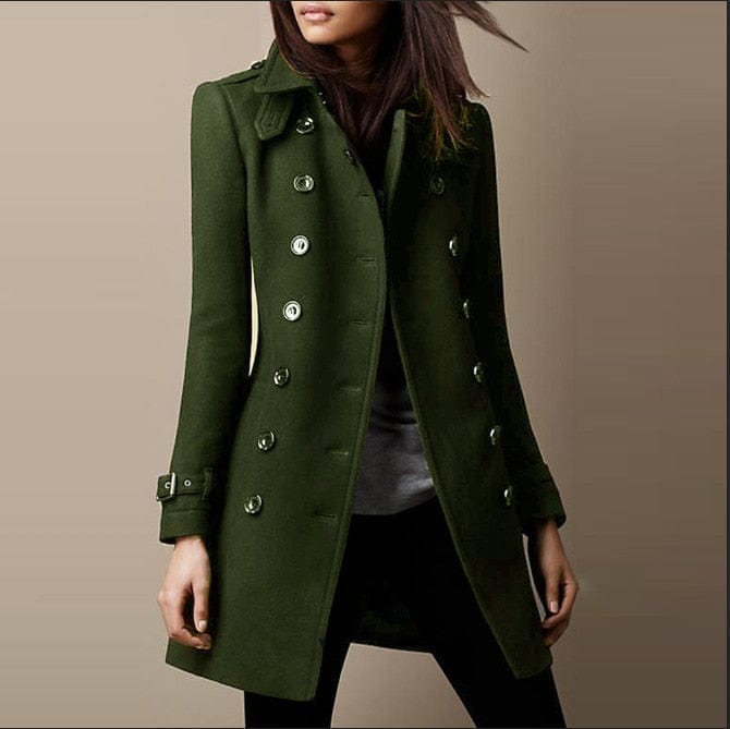 Julie - Manteau long en laine