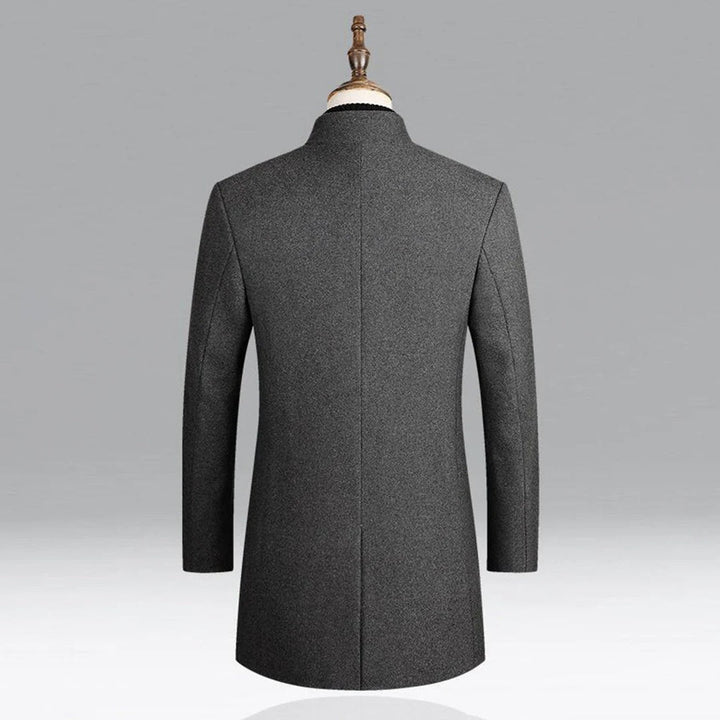 Manteau classique en laine élégant pour homme, intemporel et formel