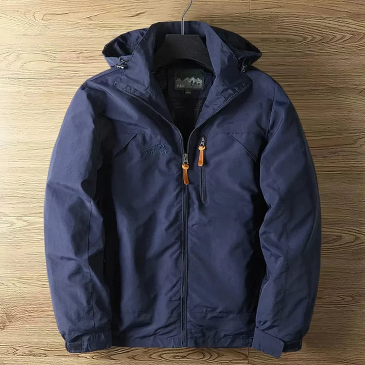 Veste d'extérieur imperméable et respirante à capuche pour homme