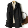 Trench-coat croisé classique pour femme