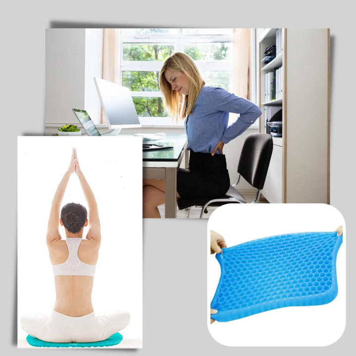Coussin de siège en gel – Répartition améliorée de la pression