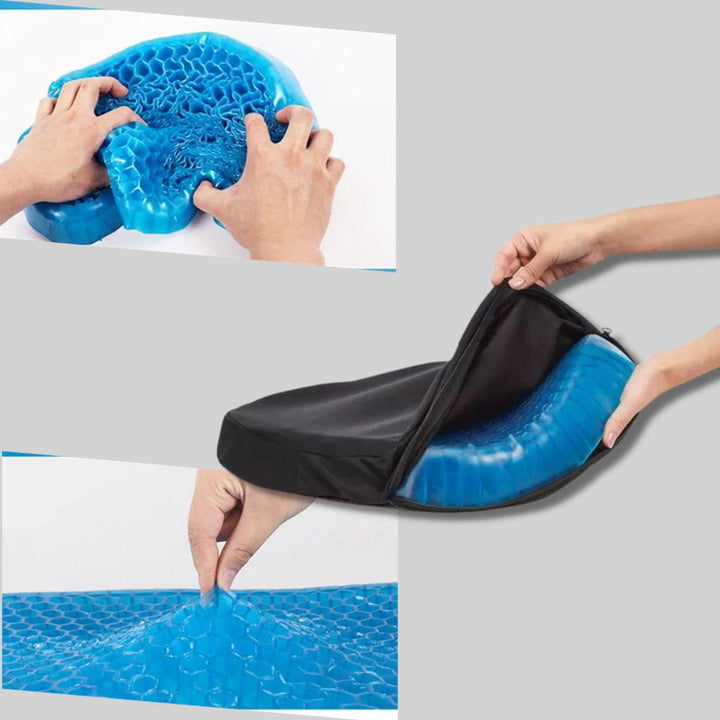 Coussin de siège en gel – Répartition améliorée de la pression